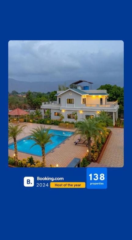Ekostay Gold Palm Estate I Cricket Turf I Rain Dance I 2 Acre Property Karjat Exterior photo